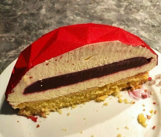 Entremet citron framboise (moule gemma)