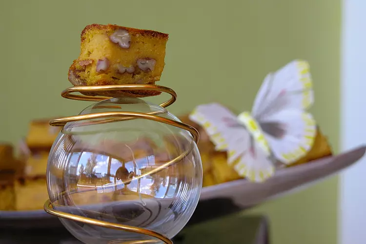 Brownie de carottes au chèvre