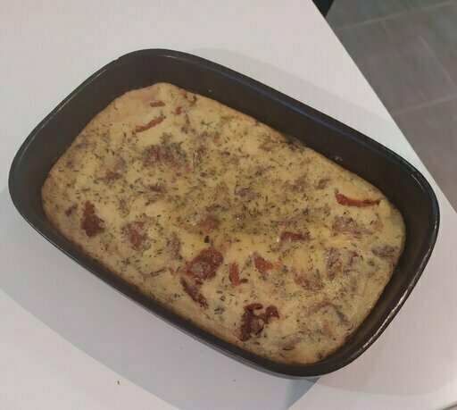 Flan aux tomates séchées