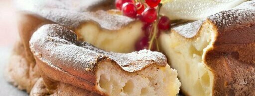 Gâteau fromage blanc et poires