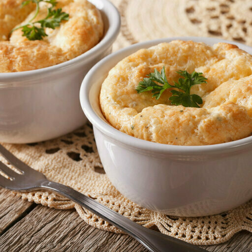 Soufflé aux salsifis et fromage