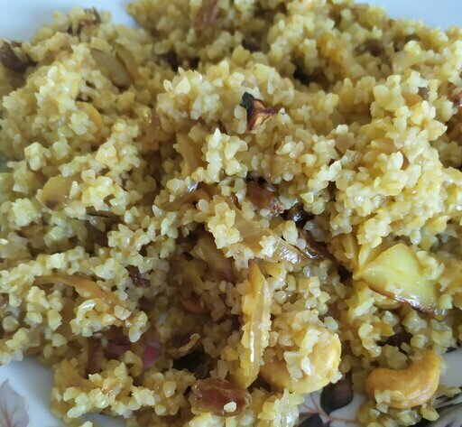 Boulgour à l'indienne