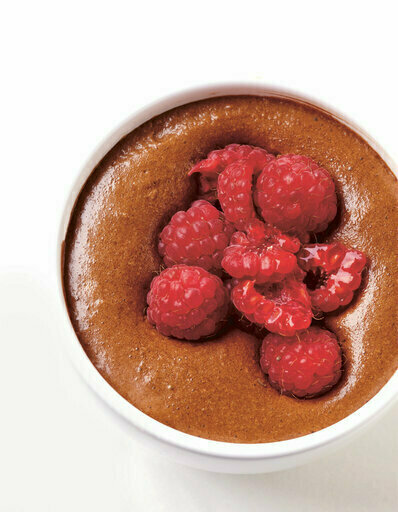 Mousse chocolat framboise