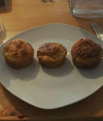 Muffins courgettes - parmesan