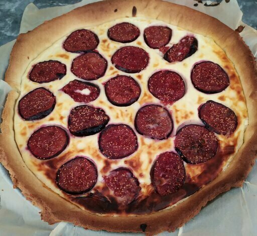 Quiche figue chèvre