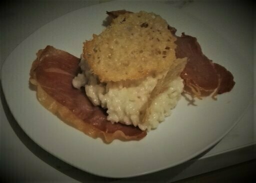 Risotto parmesan - jambon cru